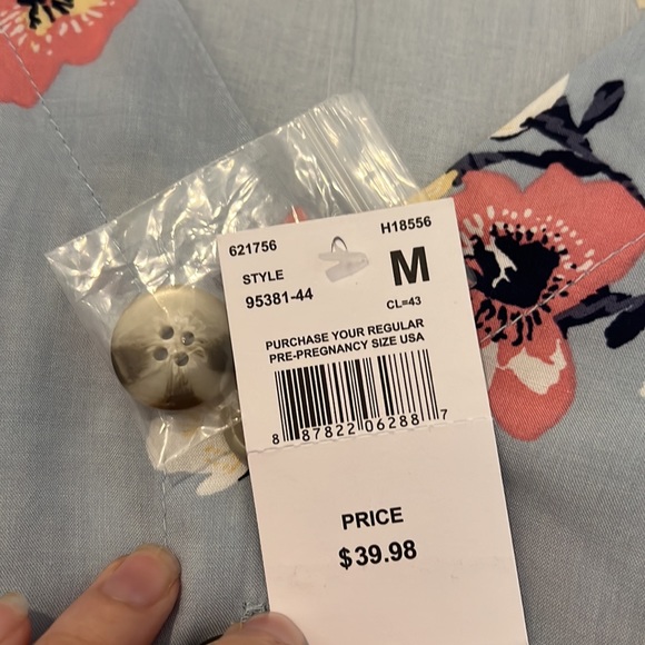 Motherhood Maternity Blouse M NWT - Picture 2 of 4